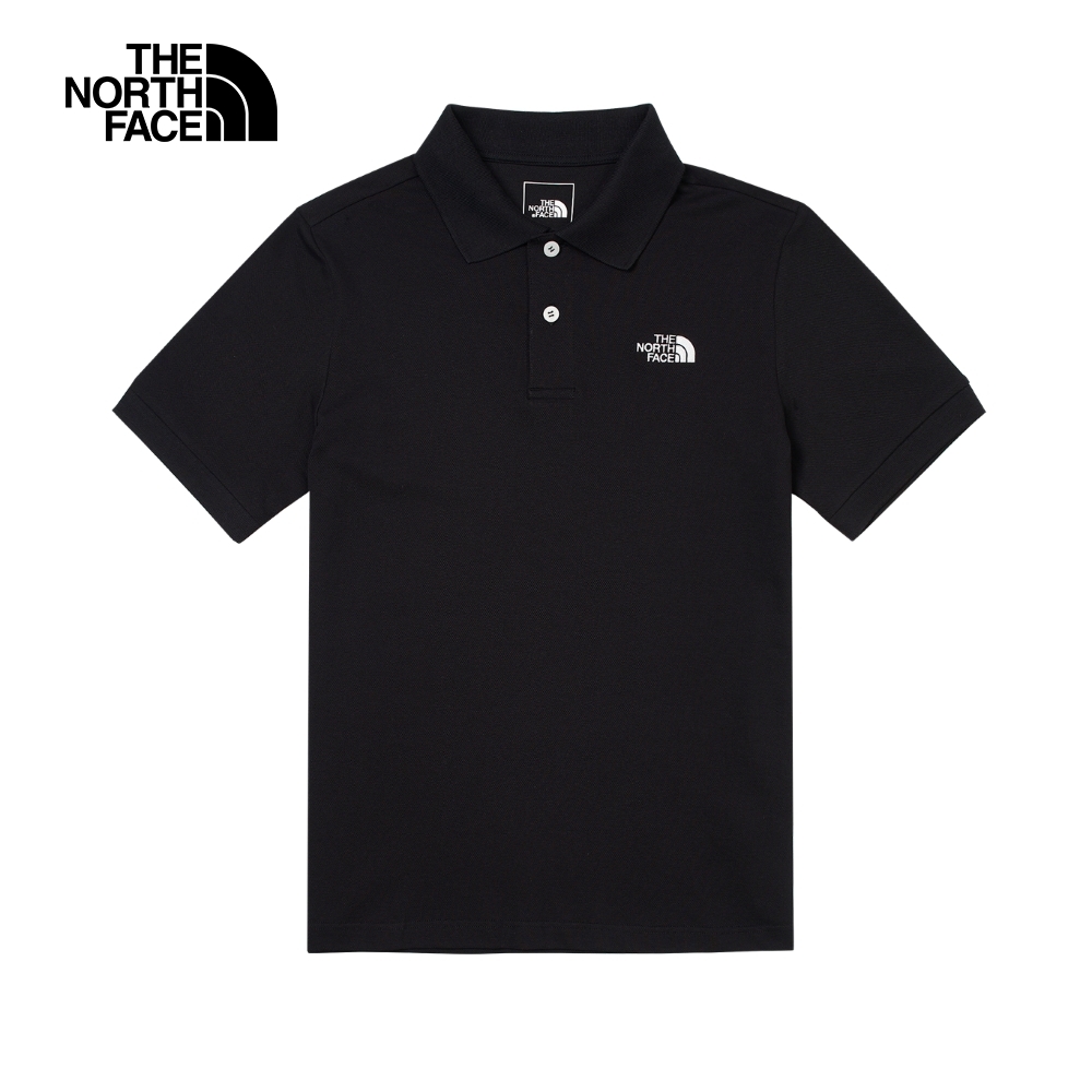 THE NORTH FACE M S/S LOGO POLO-AP 男女短袖POLO上衣-黑